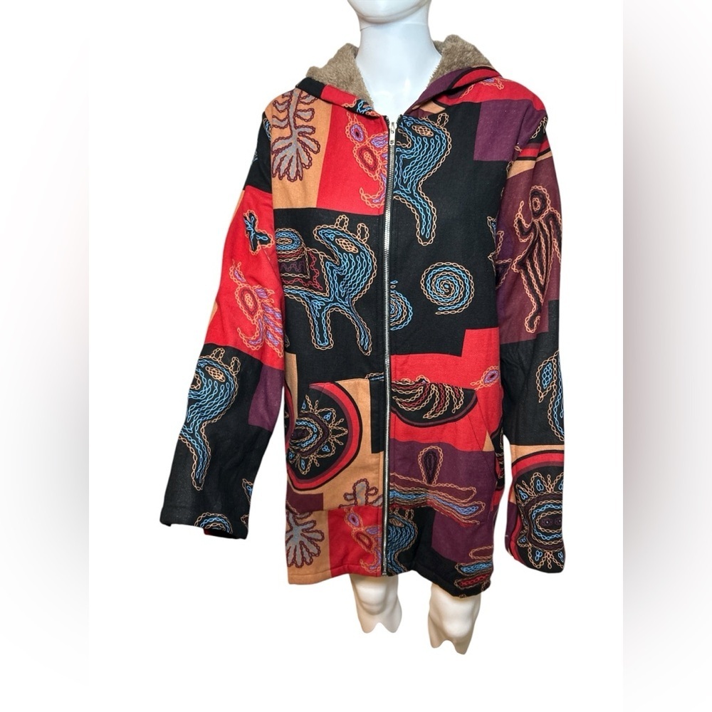 Zanzea Collection women’s zip up patch work jacket